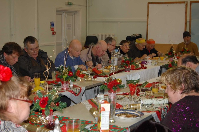  Christmas dinner provided by the staff at BCU Life Skills Centre 